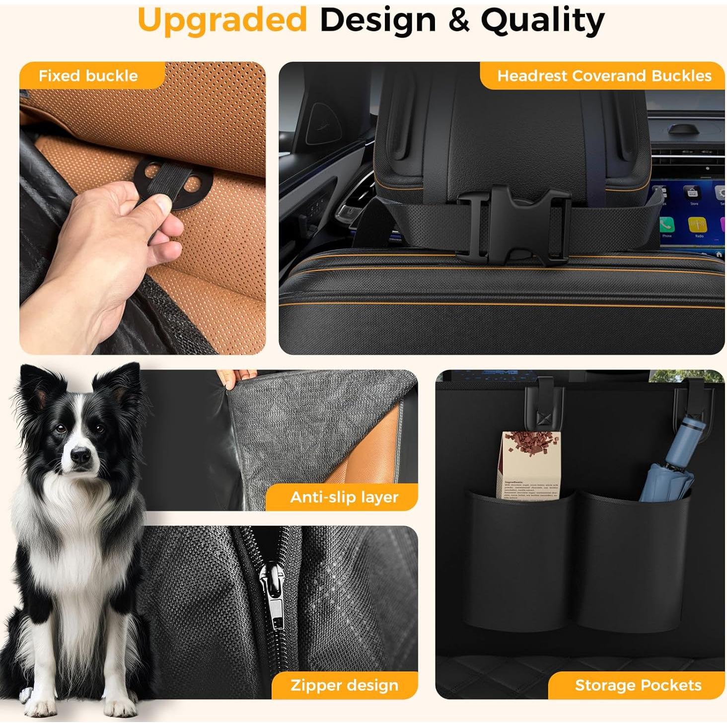 Funda de Asiento para Perros Elouta 137x145 cm Impermeable