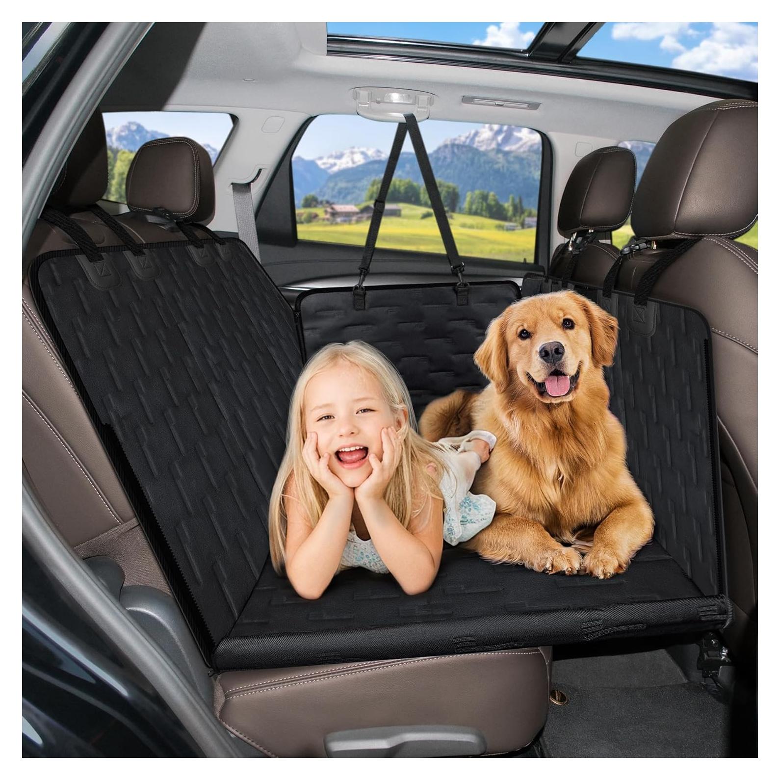 Funda de Asiento para Perros COOLBEBE Negra Impermeable 127x152cm