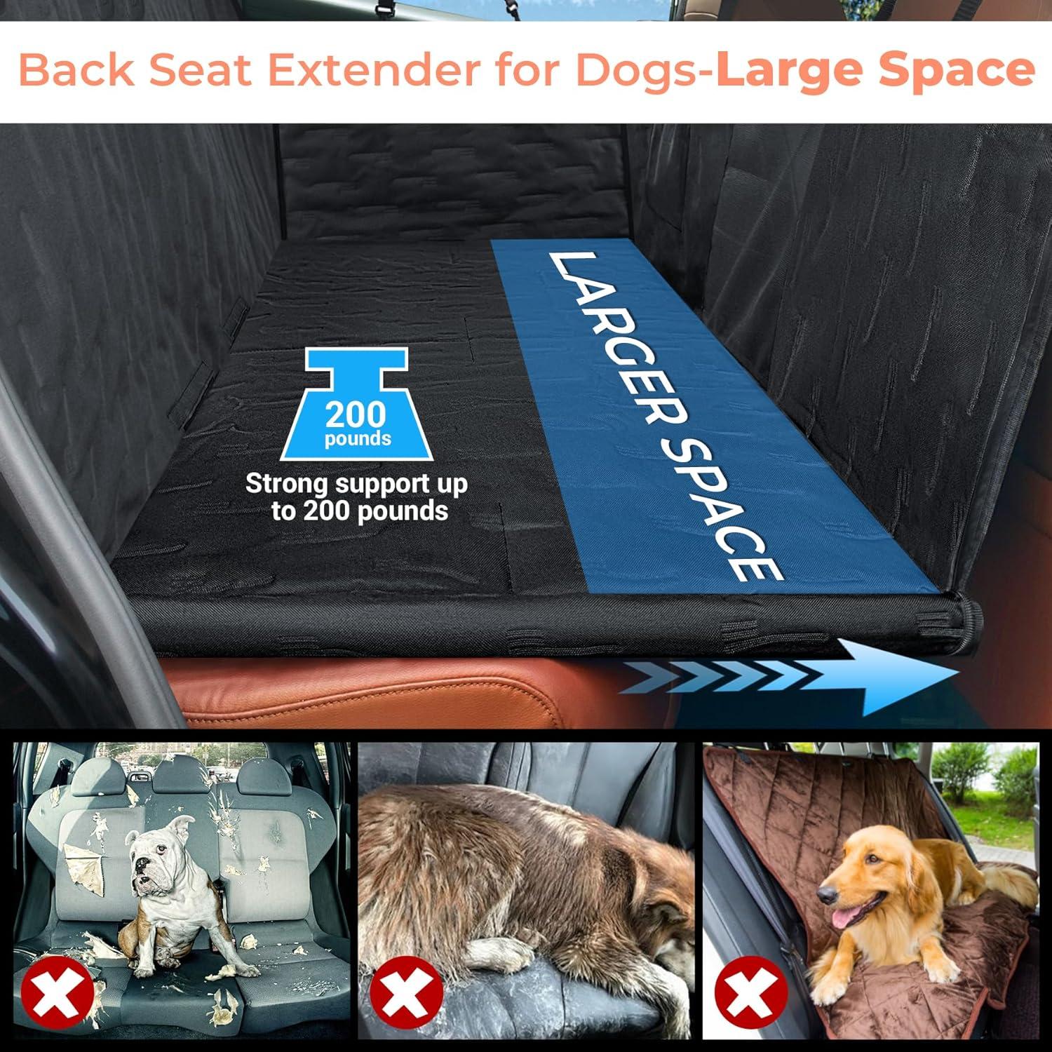 Funda de Asiento para Perros COOLBEBE Negra Impermeable 127x152cm