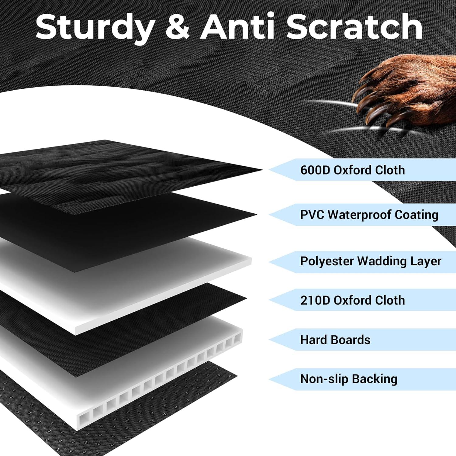 Funda de Asiento para Perros COOLBEBE Negra Impermeable 127x152cm