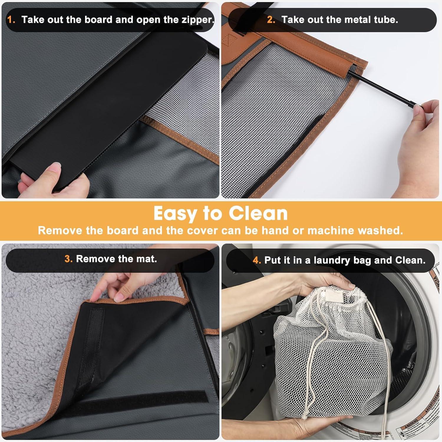 Asiento de Coche para Perros MIXJOY con Fondo Duro 64x43 cm