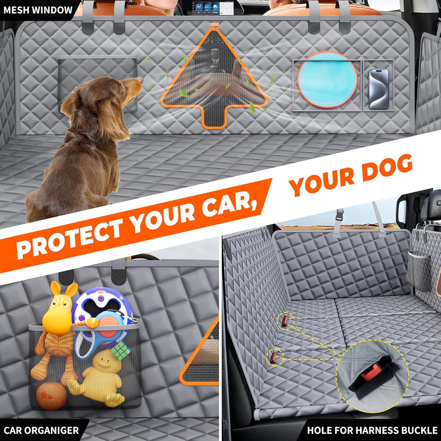 Funda de Asiento Trasero para Perros Hittra XL Impermeable