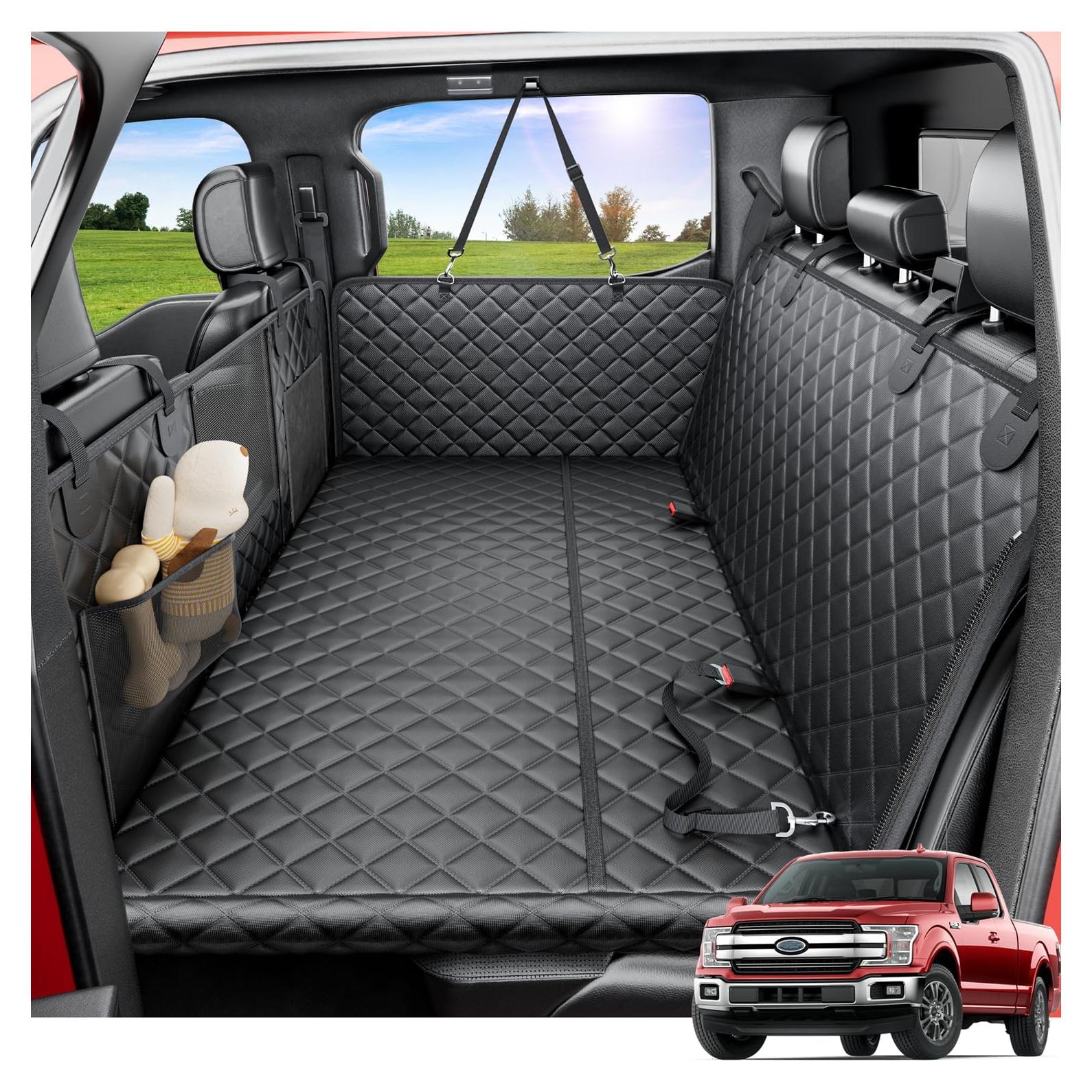 Cubierta de Asiento para Perros REEVAA XL Impermeable Negro