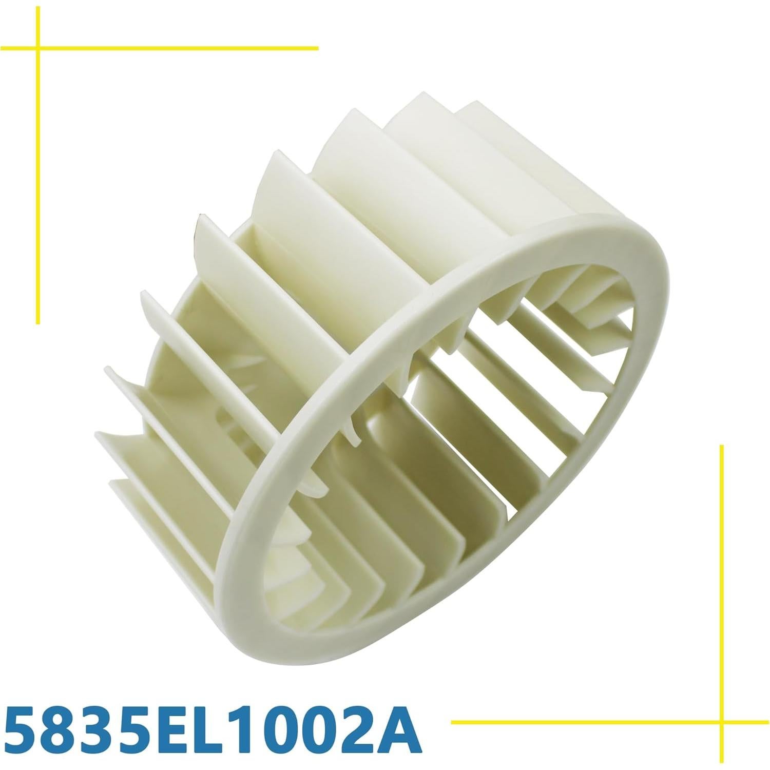 Conjunto Rueda Soplador Secadora Cawla 5835EL1002A 19.3 cm