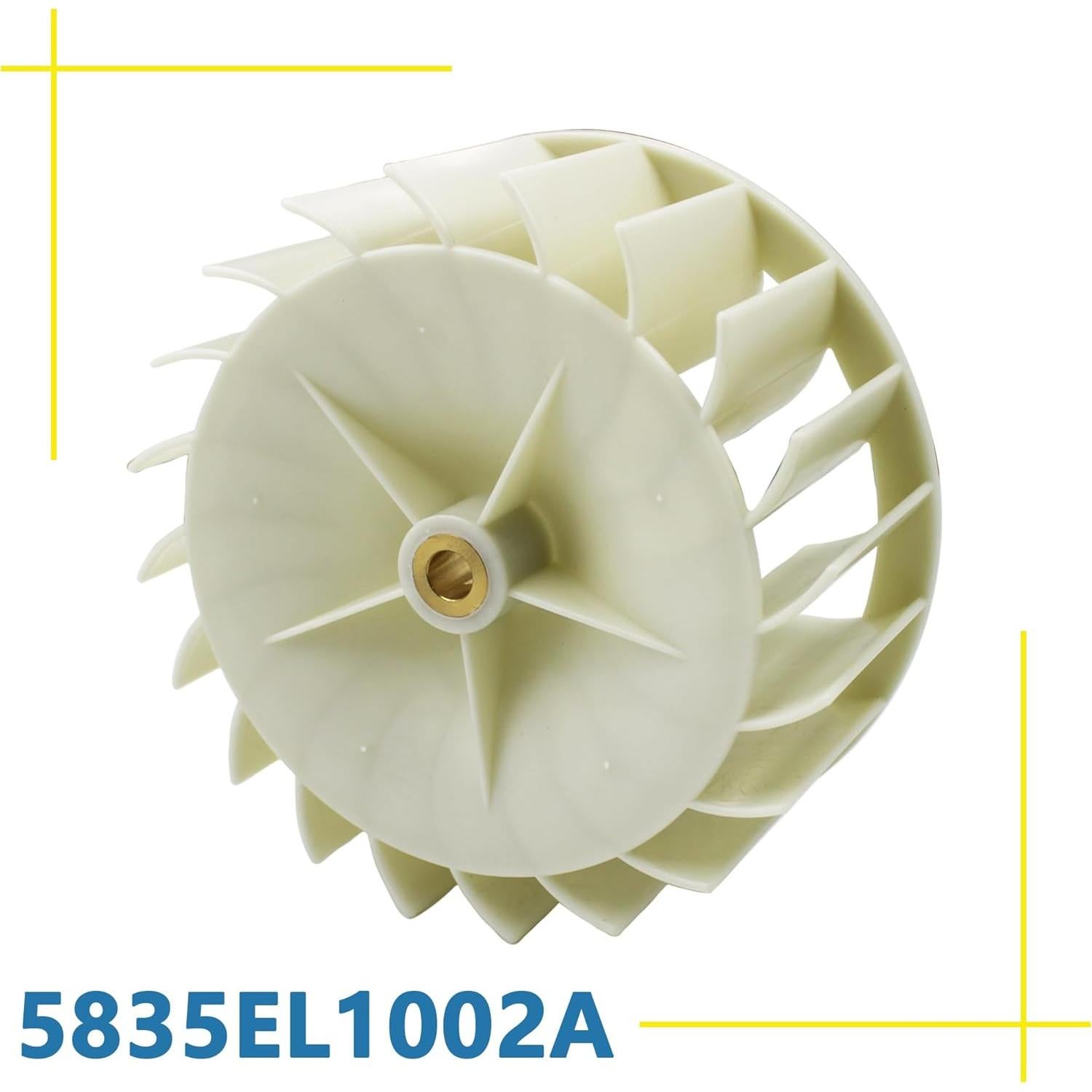 Conjunto Rueda Soplador Secadora Cawla 5835EL1002A 19.3 cm