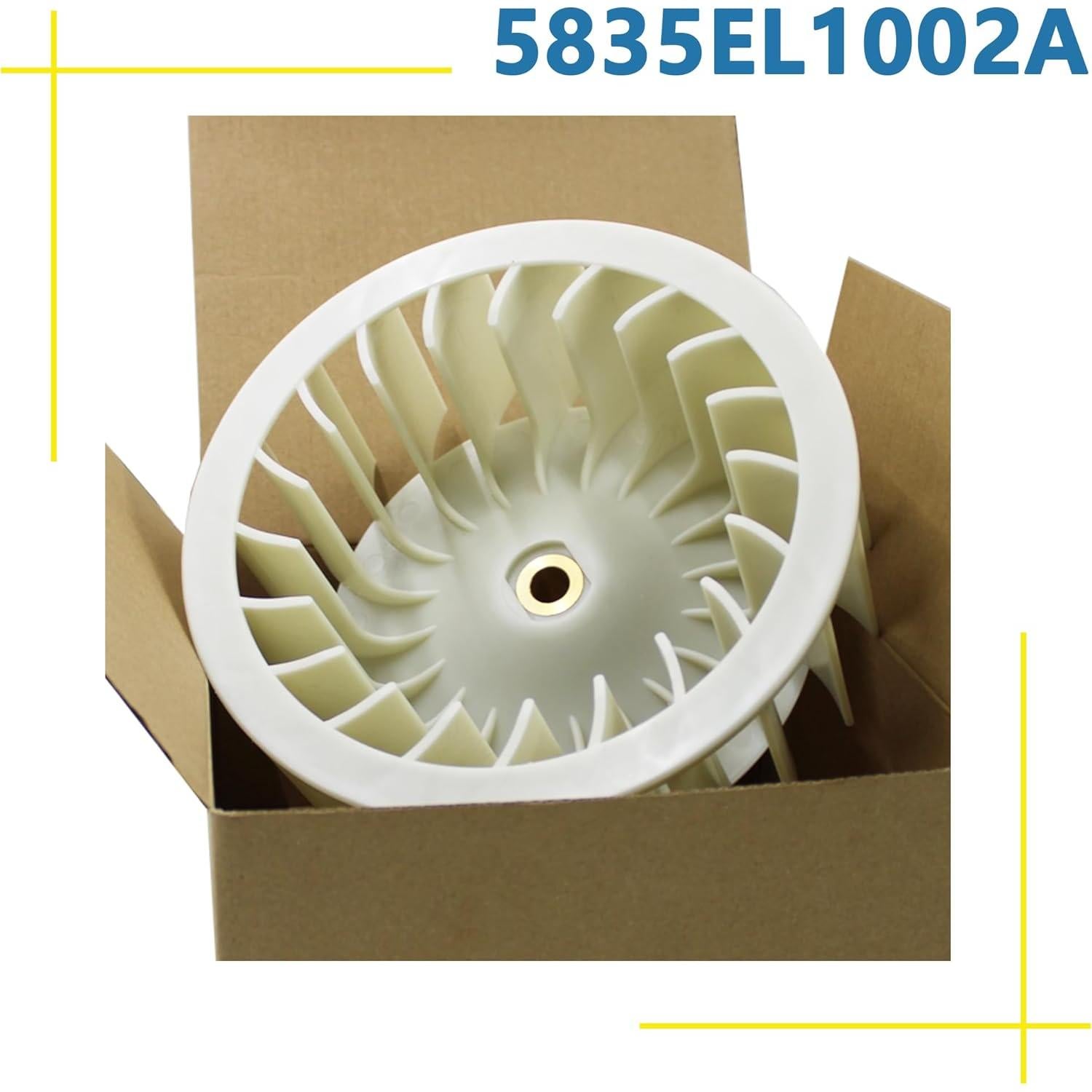 Conjunto Rueda Soplador Secadora Cawla 5835EL1002A 19.3 cm