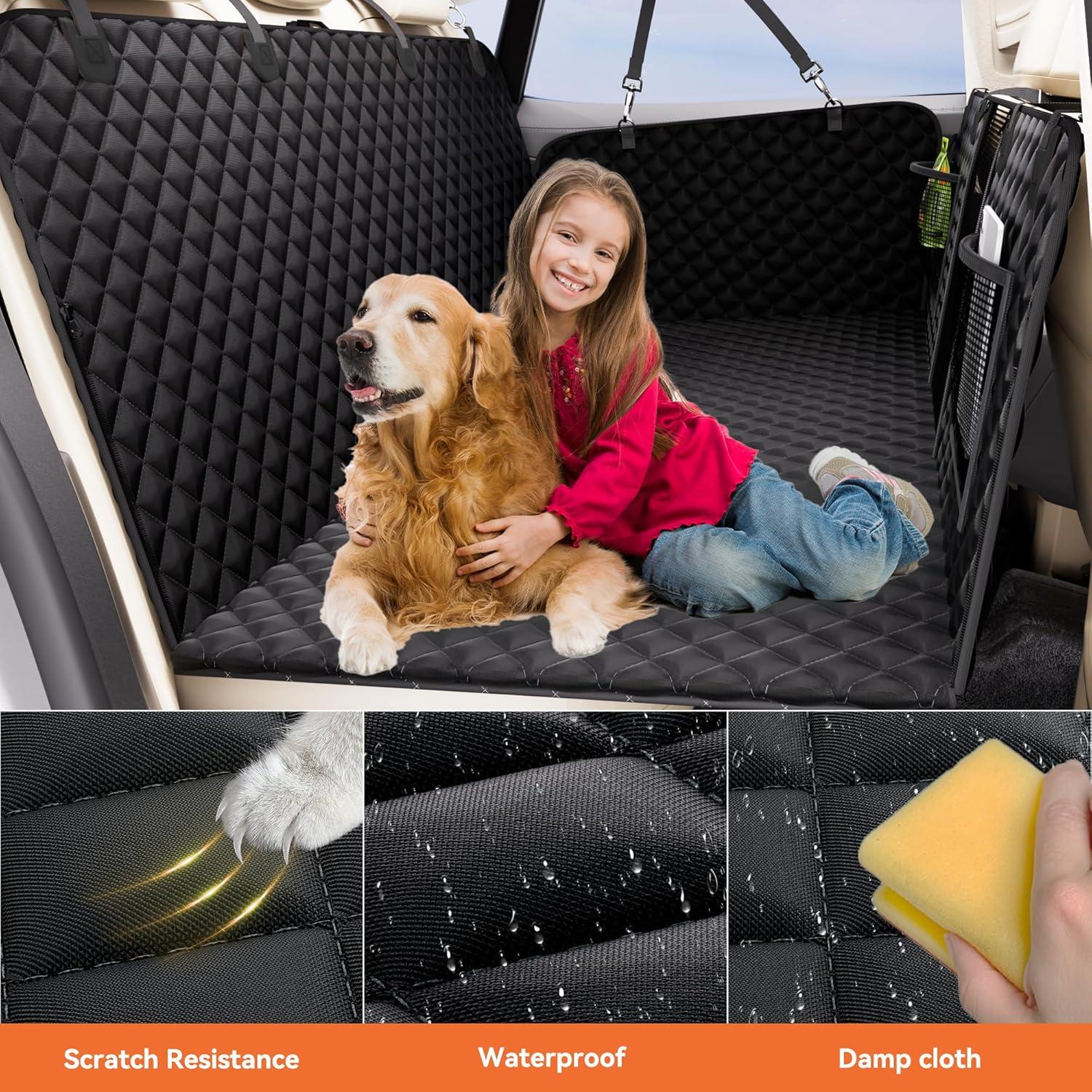 Extensor de Asiento Trasero para Perros Rusrb8n Negro 127x63cm