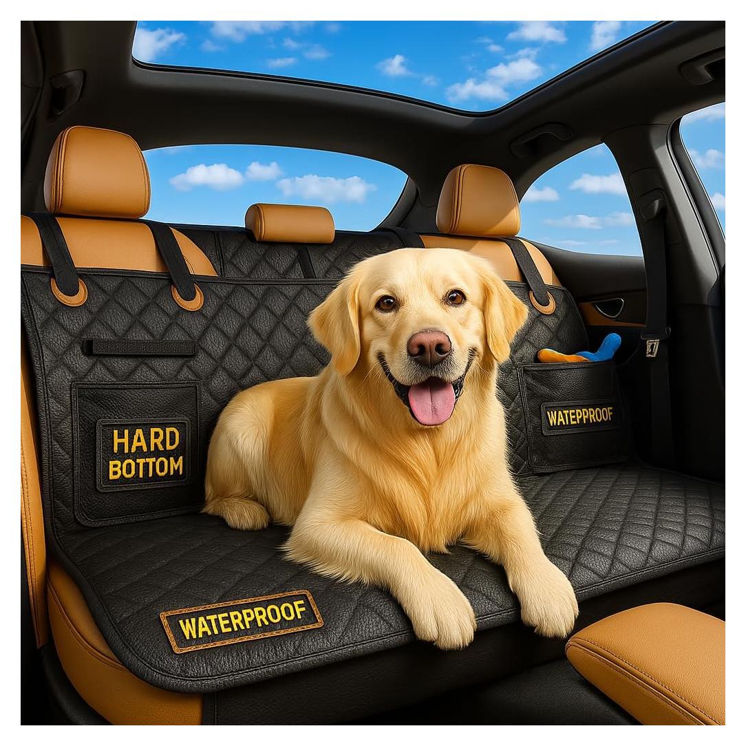 Funda de Asiento para Perros WONDER FAMILY DCSC-WF Negra