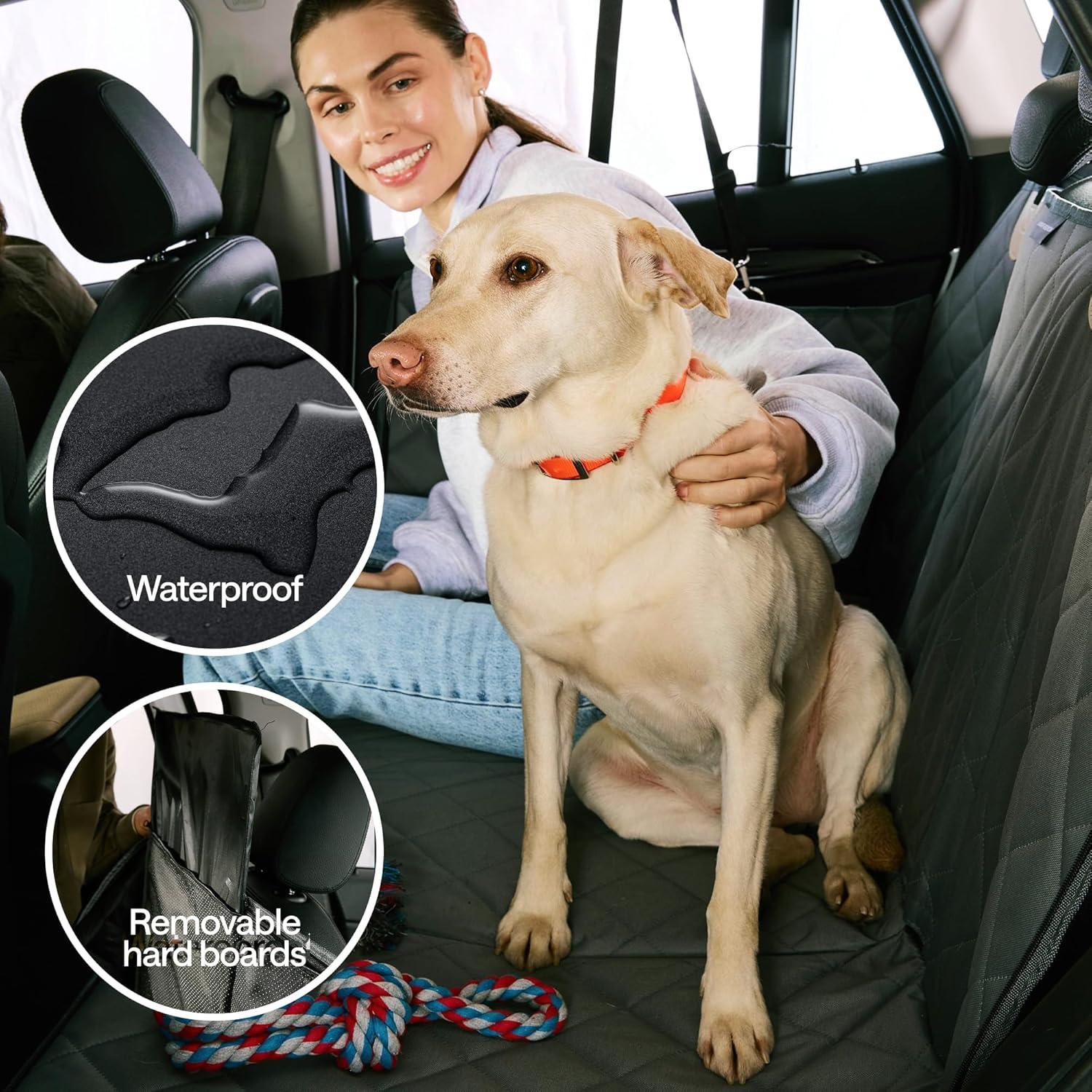 Funda de Asiento para Perros WONDER FAMILY DCSC-WF Negra