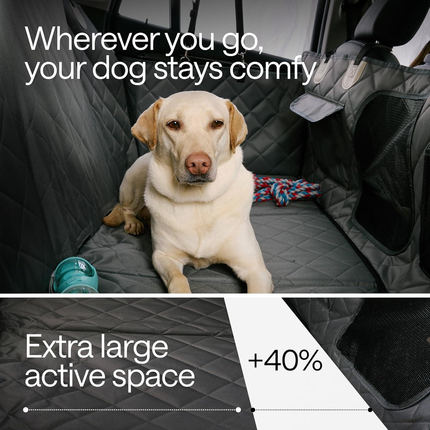 Funda de Asiento para Perros WONDER FAMILY DCSC-WF Negra