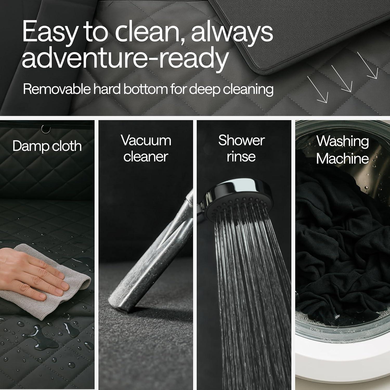 Funda de Asiento para Perros WONDER FAMILY DCSC-WF Negra