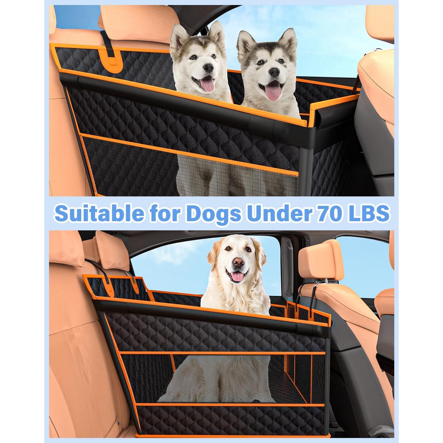 Asiento de Coche para Perros Grandes Instraella - Impermeable y Antideslizante