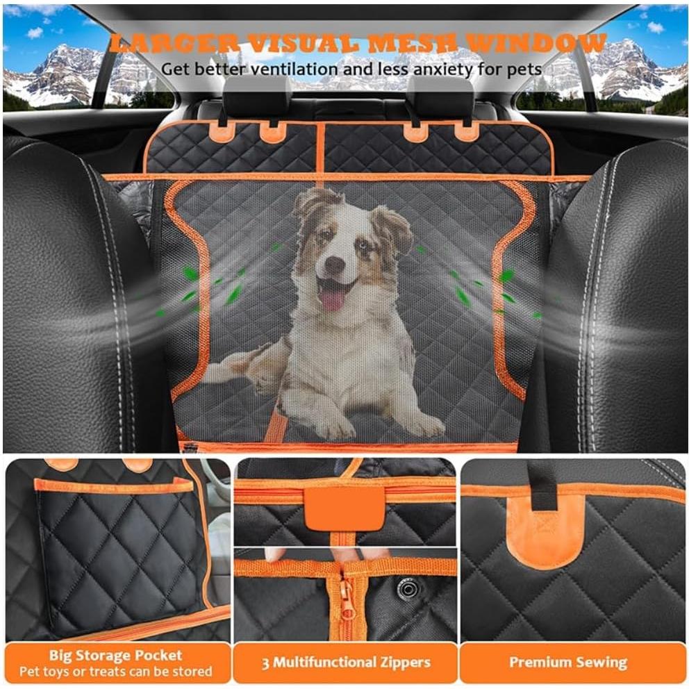 Funda de Asiento para Perros Qbellpet 5 en 1 Impermeable 135x150cm