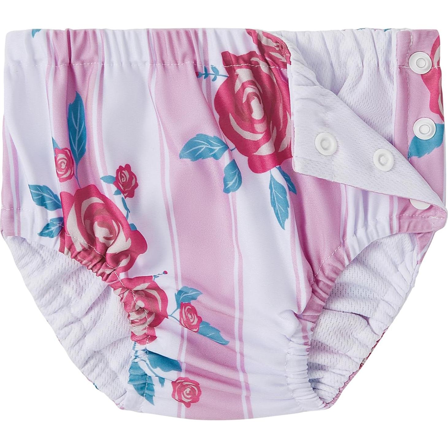 Pañales de Natación Reutilizables Durio 12-18 Meses Flores