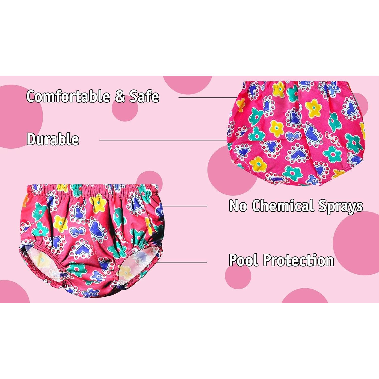 Pañal de natación reutilizable Water Gear - Rosa - Pequeño 5.9-8.2 kg