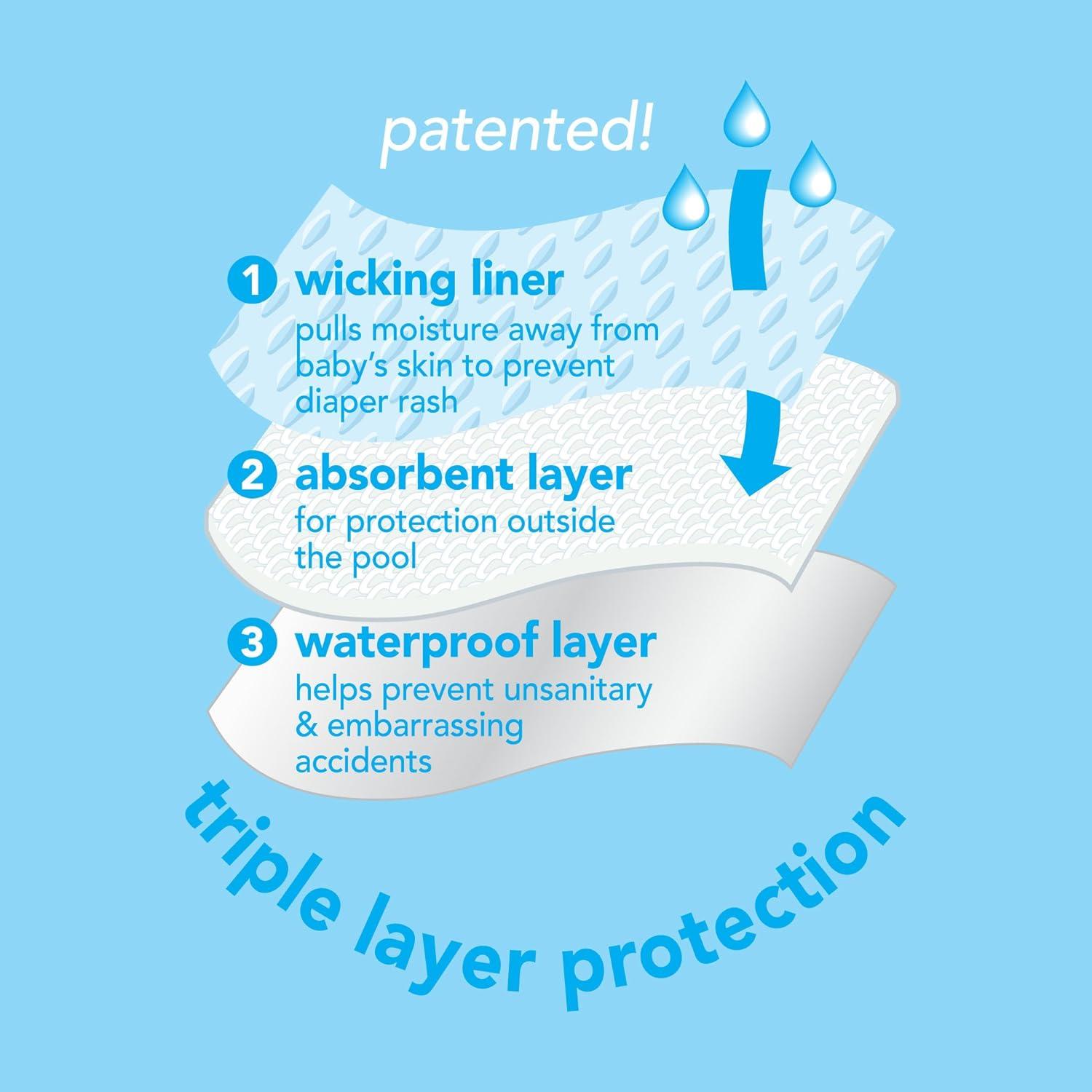 Pañal de natación reutilizable i play. Snap 2pk UPF 50+ 18 meses