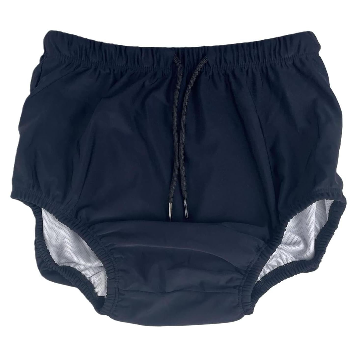 Pañales de Natación Reutilizables AQX XL Azul para Adultos