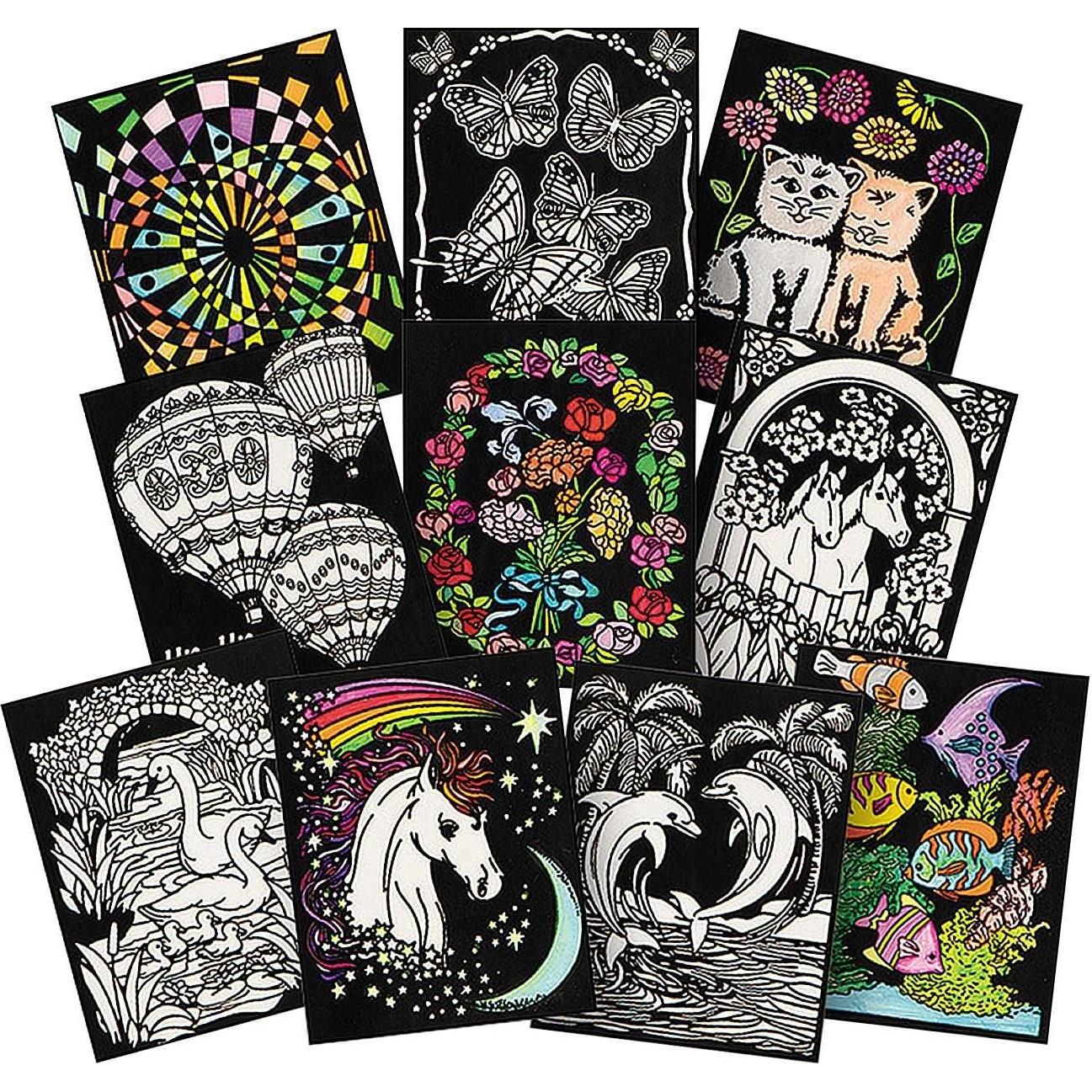 Póster de arte de terciopelo S&S Worldwide - Paquete de 10