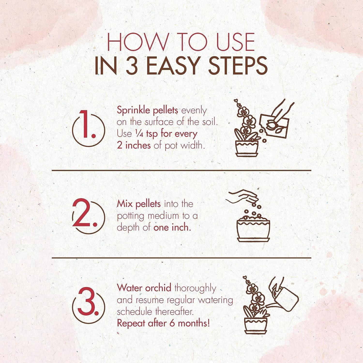 Fertilizante para Orquídeas The Grow Co 142 g Liberación Lenta