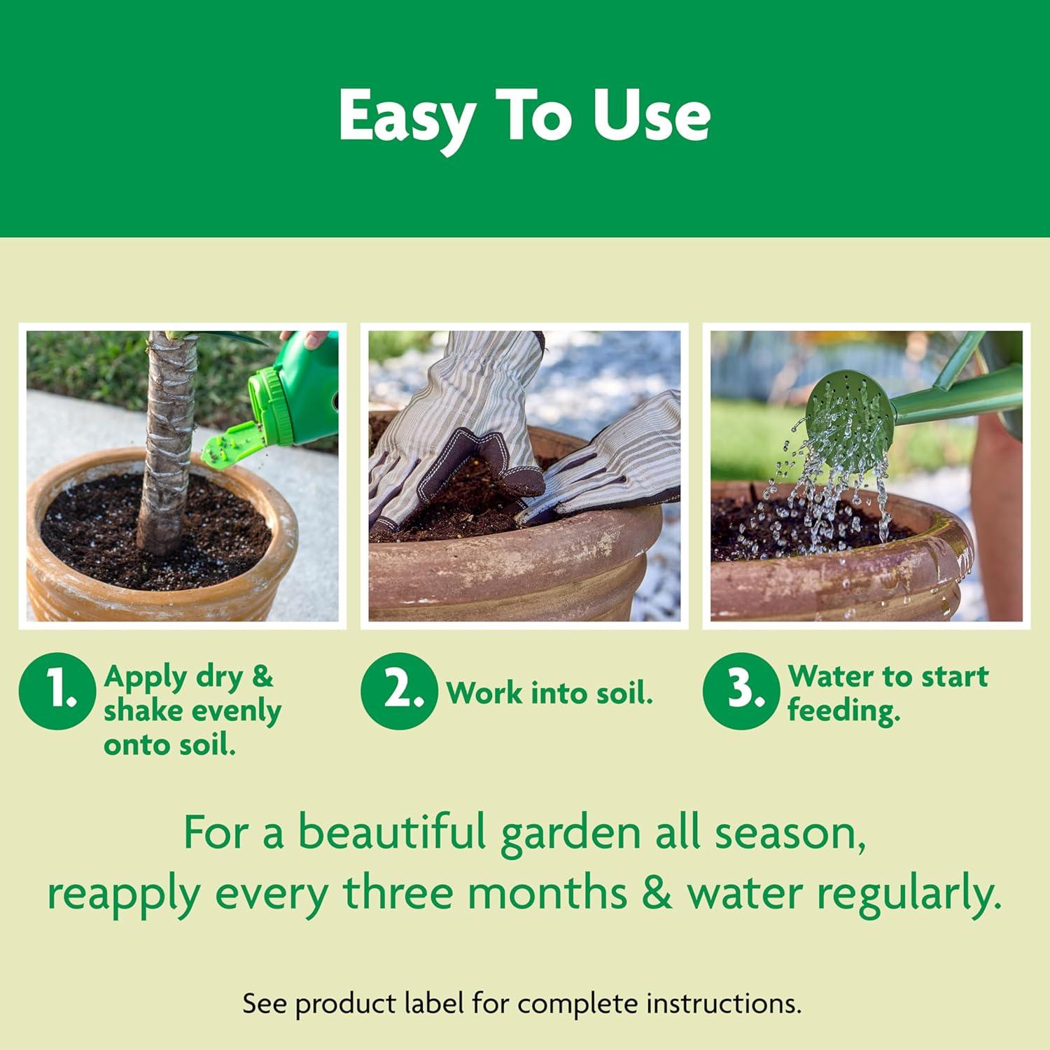 Alimento para Plantas de Palma Miracle-Gro 2.04 kg - Nutre Palmeras y Cícadas