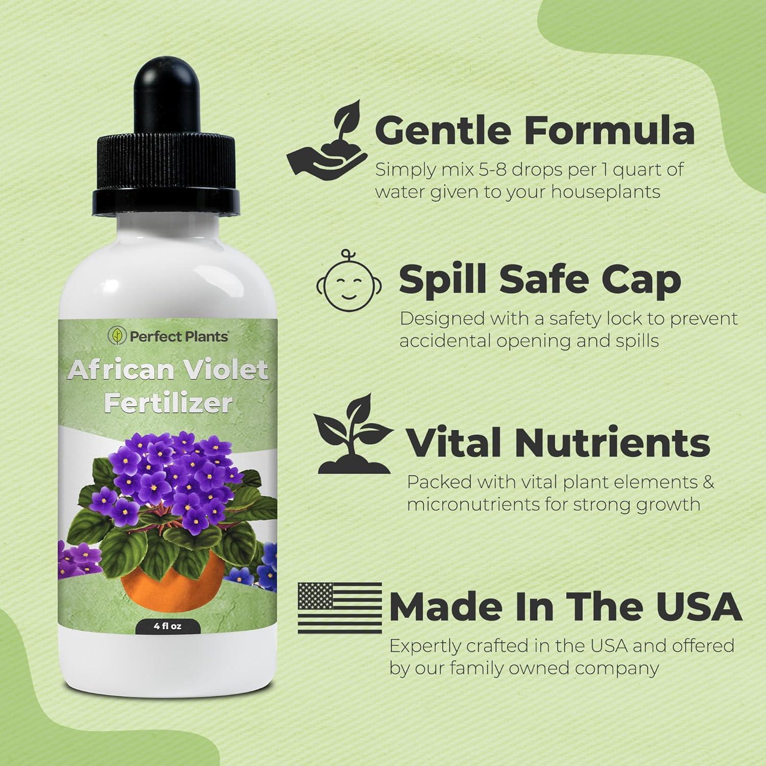 Fertilizante Líquido para Violeta Africana Perfect Plants 113g