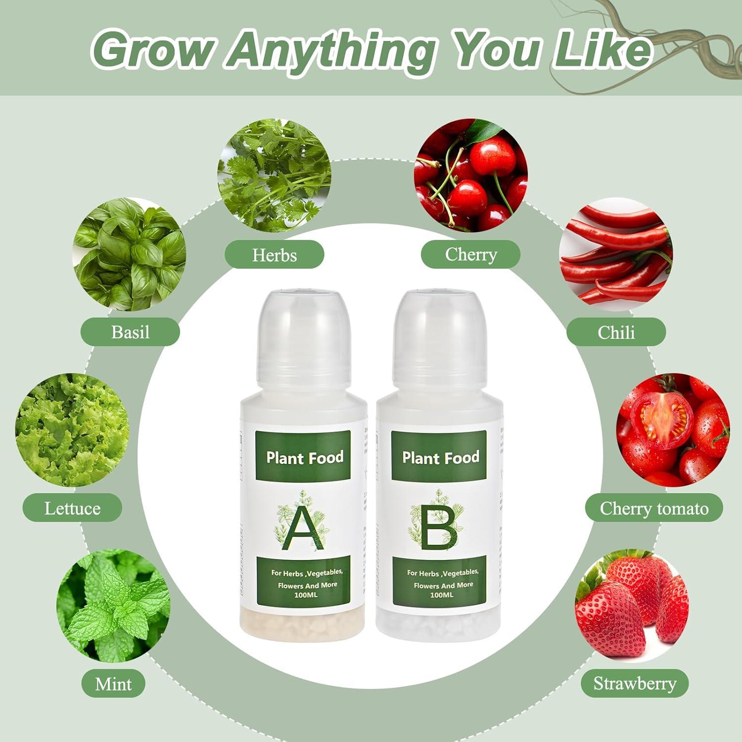 Fertilizante Hidropónico A&B Tigvio 800ml para Plantas