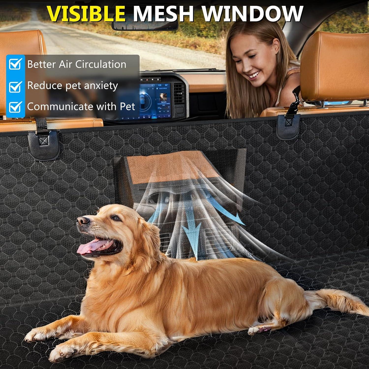 Extensor de Asiento Trasero para Perros DIAMOOKY Negro 181 kg