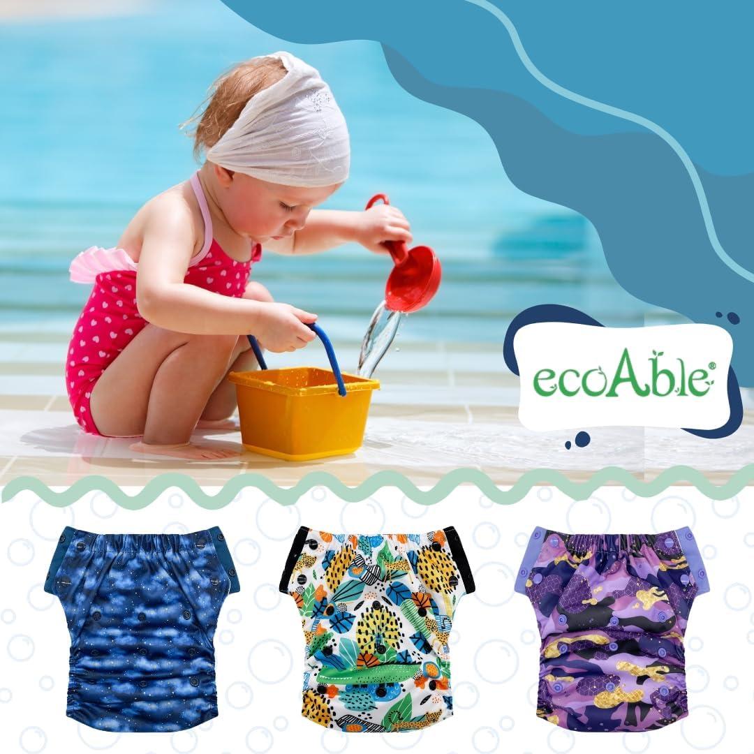 Pañal de Tela Híbrido EcoAble 3 en 1 - Pantalones de Entrenamiento