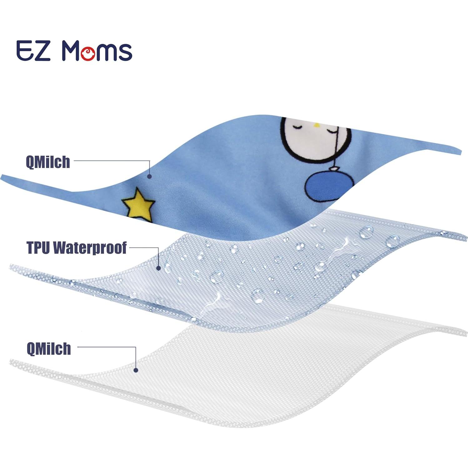 Pañales de Natación Reutilizables EZ Moms 2T Piña-Pingüino