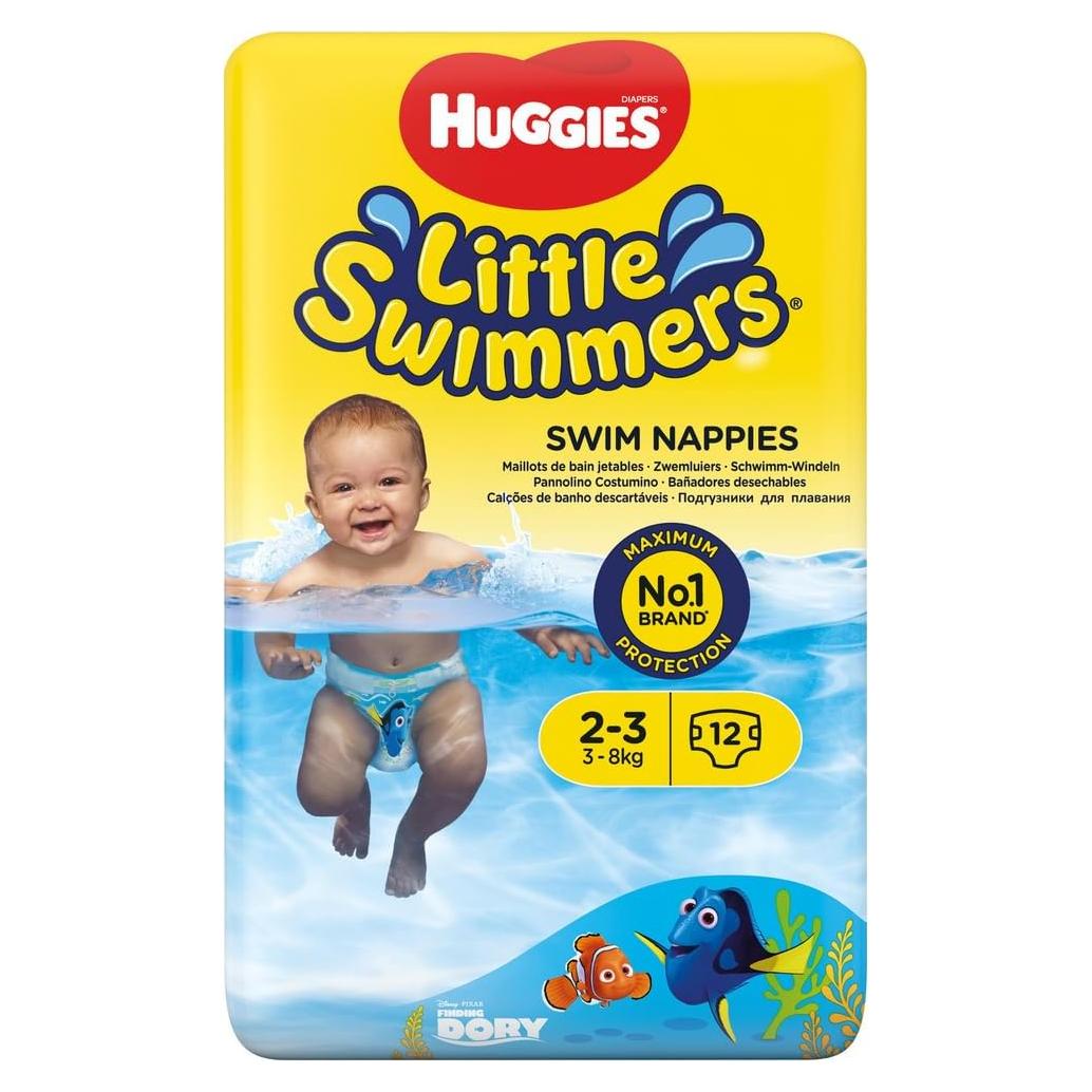 Pañales Desechables para Natación Huggies Little Swimmers X-Pequeño 12 Unidades