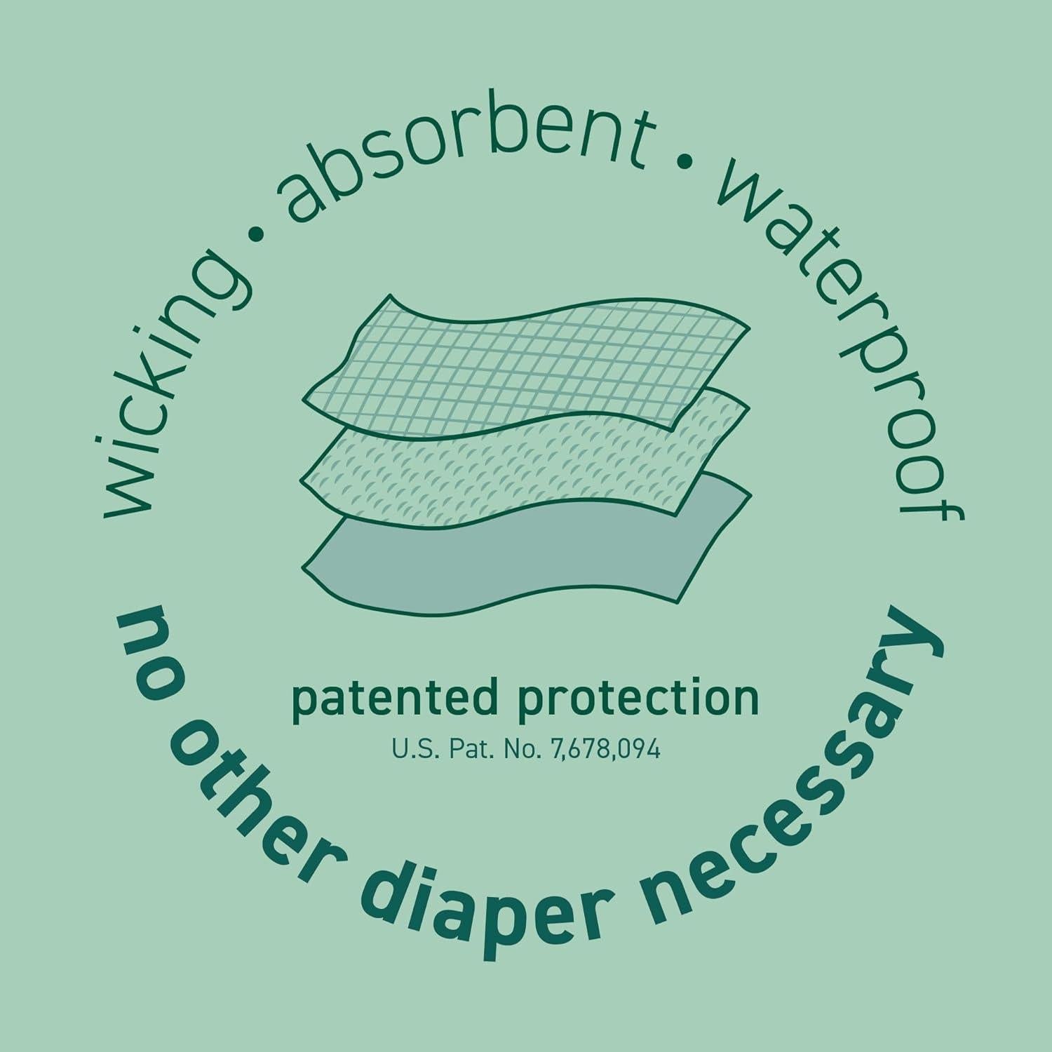 Pañal de Natación Reutilizable Eco Pull-Up Green Sprouts 18 Meses