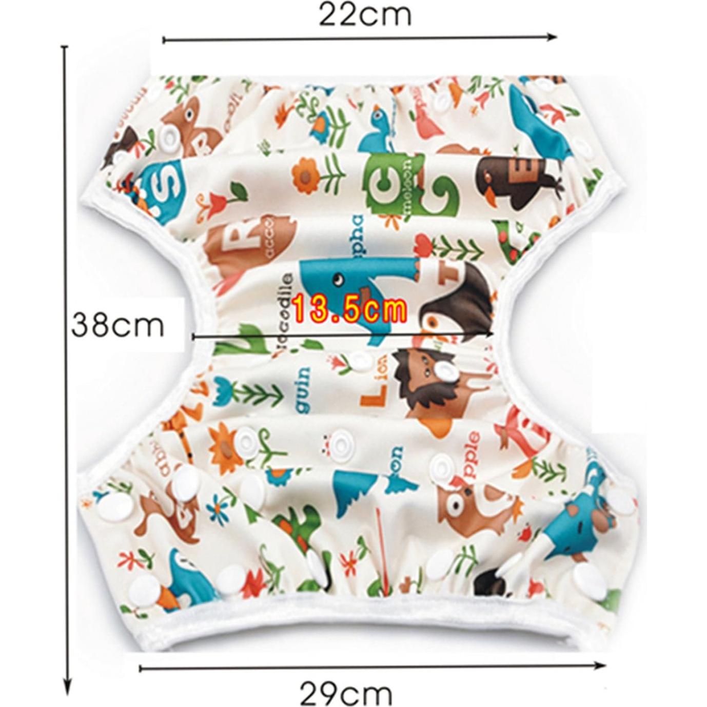 Paquete de 2 Pañales de Natación Reutilizables Storeofbaby 3.6-16.3 kg