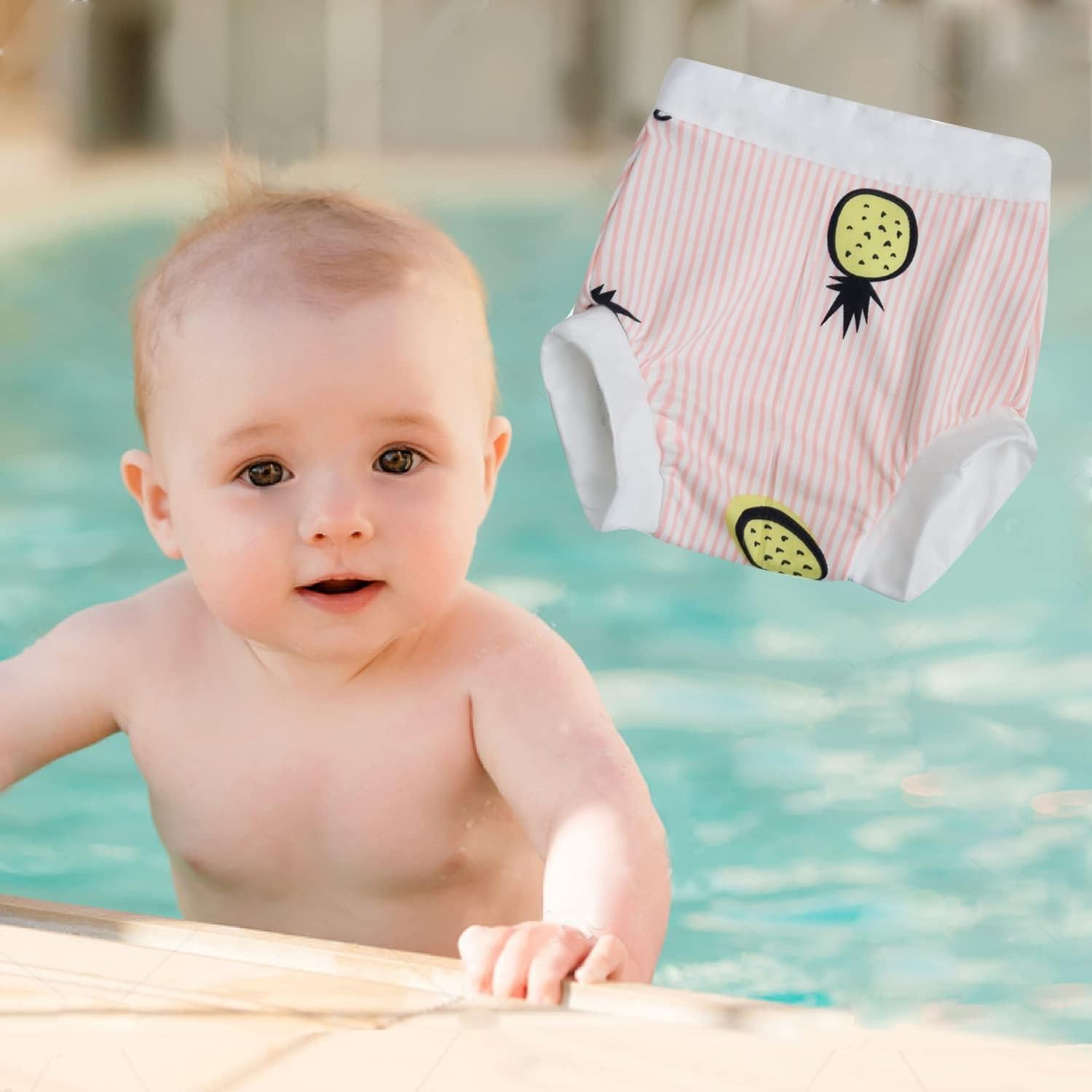 Pañal de Natación Reutilizable Joyo Roy 4T Unisex Piña