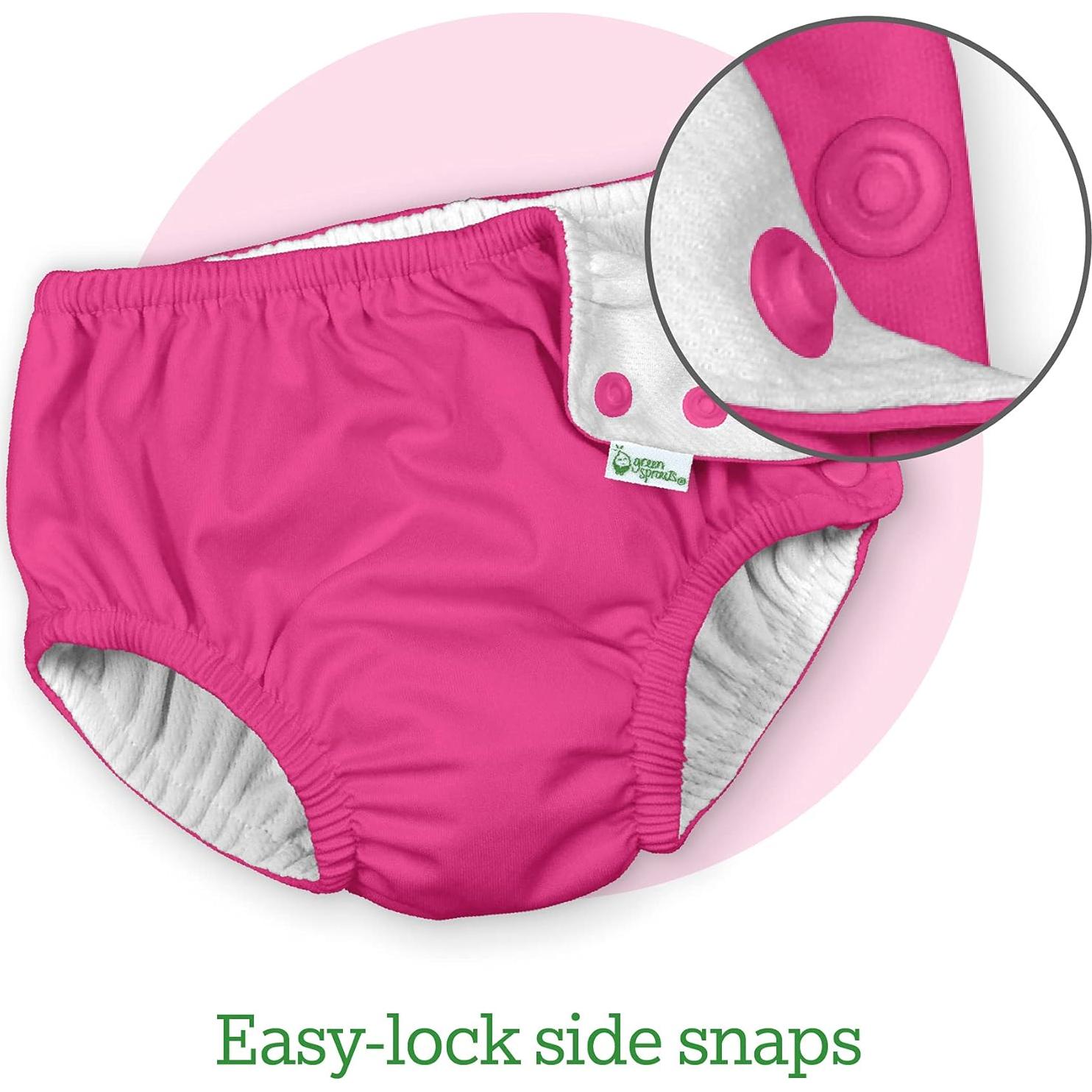 Pañal de Baño Reutilizable i play Rosa Fucsia 12 meses