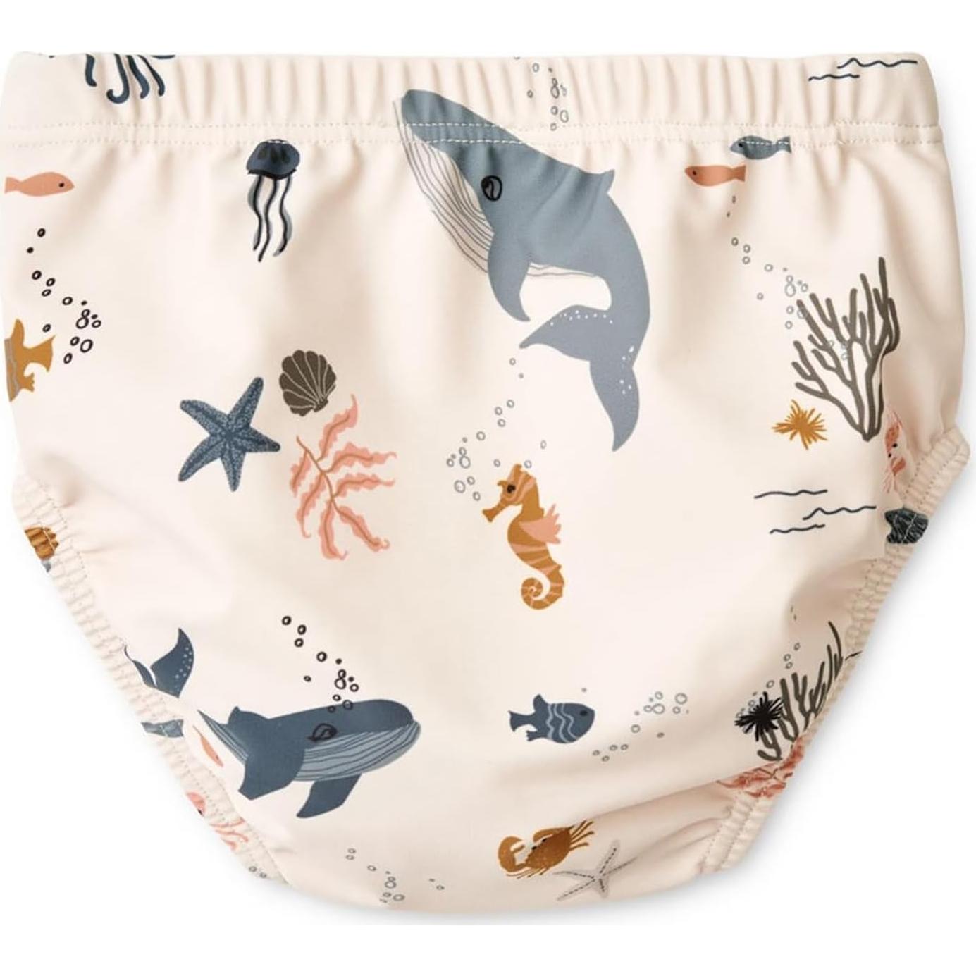 Pañal de natación reutilizable HOMILLE 12-18M Vida Marina