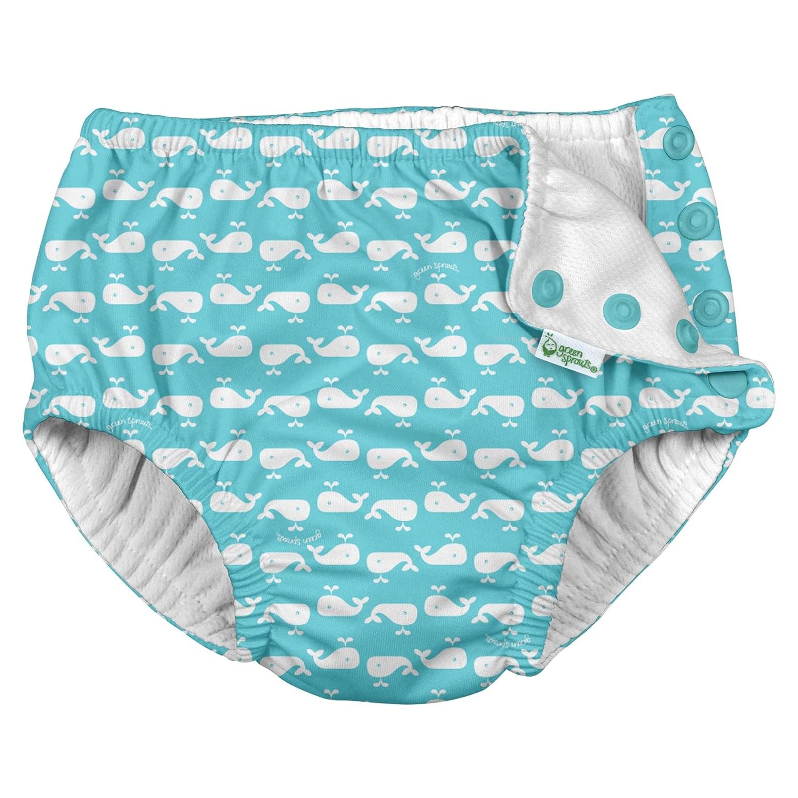 Pañal de Natación Reutilizable i play Aqua Ballena 6 Meses