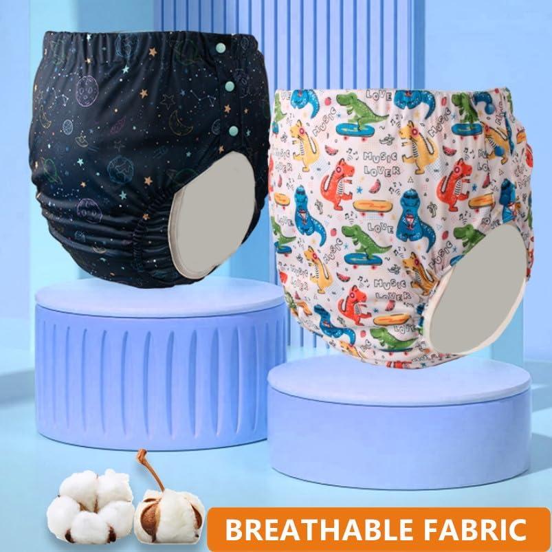 Pañal de Tela Reutilizable WEEOATAR XL Estrellas para Adultos