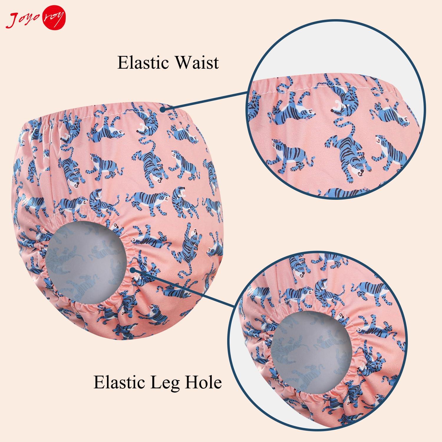 Cubierta de Pañal de Tela Joyo Roy 6 Pcs 3T Niñas