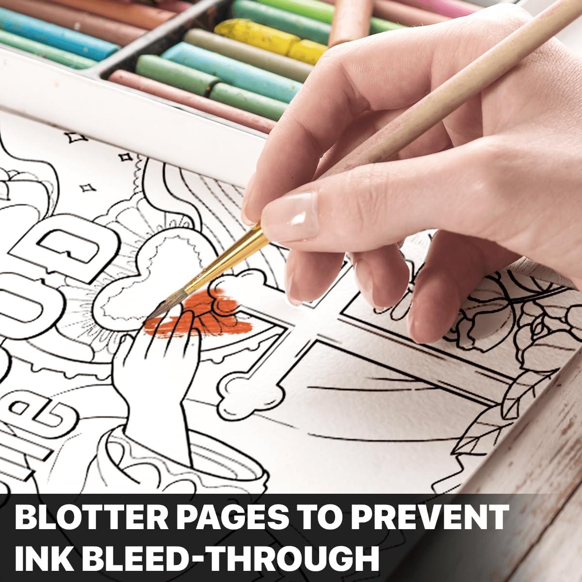 Libro para Colorear Espiral Southern Lotus 30 Patrones Flores