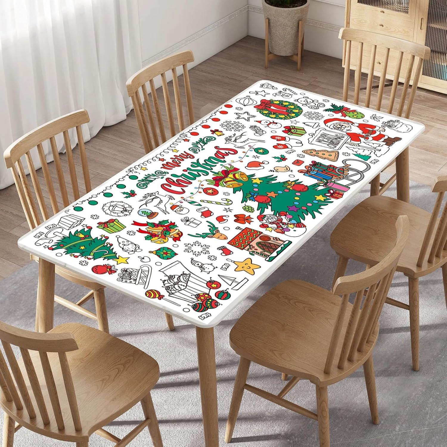 Póster para Colorear Gigante Navidad Litmitfu 76x183 cm