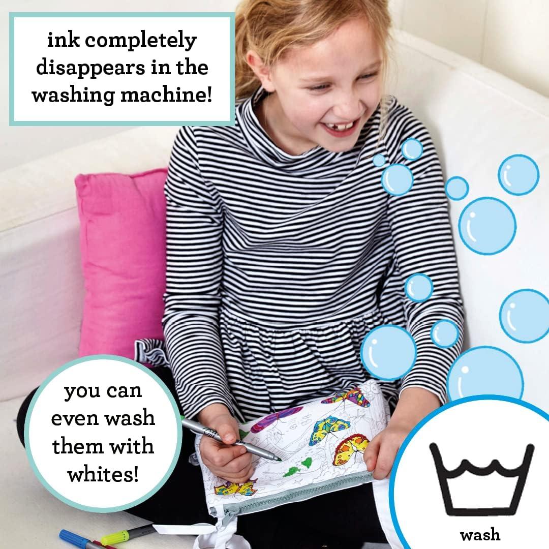 Bolsa Cruzada para Colorear eatsleepdoodle Mariposa con Marcadores