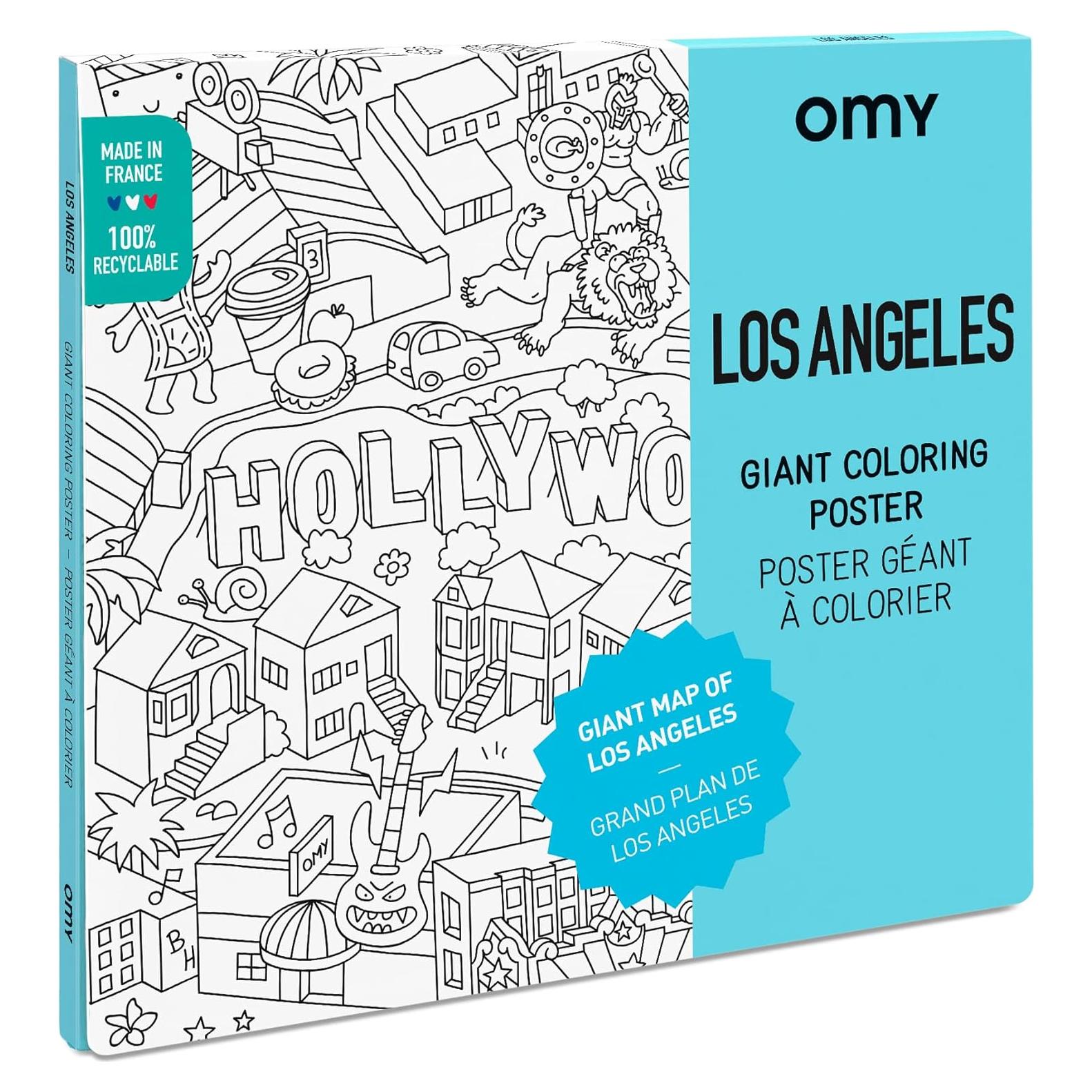 Póster para Colorear Omy Gigante Los Ángeles 101.6x71.1cm