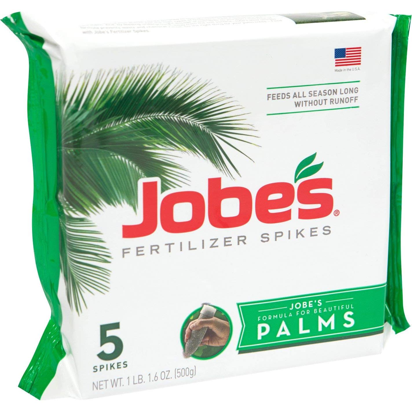 Picos de Fertilizante Jobe's 10-5-10 para Palmeras - 5 Unidades