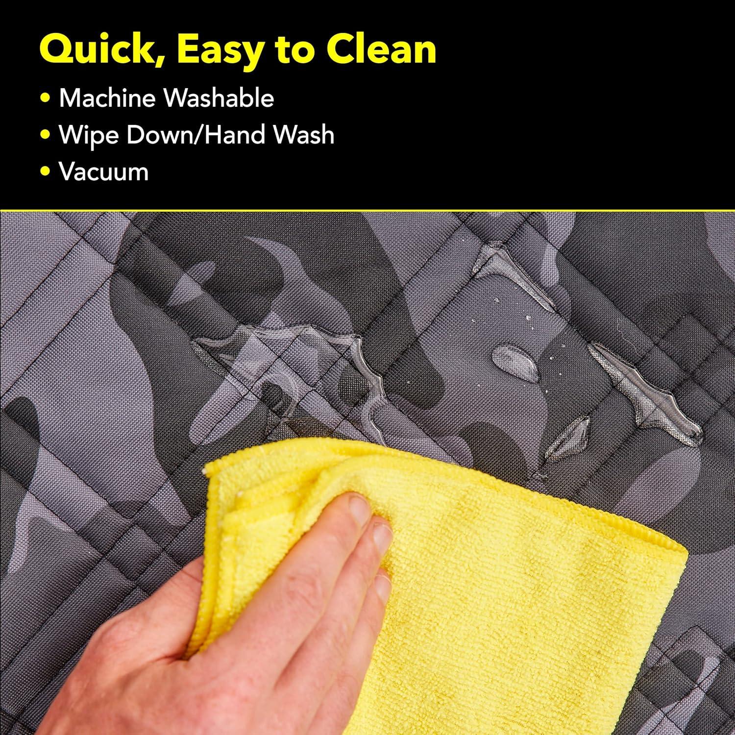 Cubierta de Asiento para Perros Meadowlark XL Impermeable Camo Gris