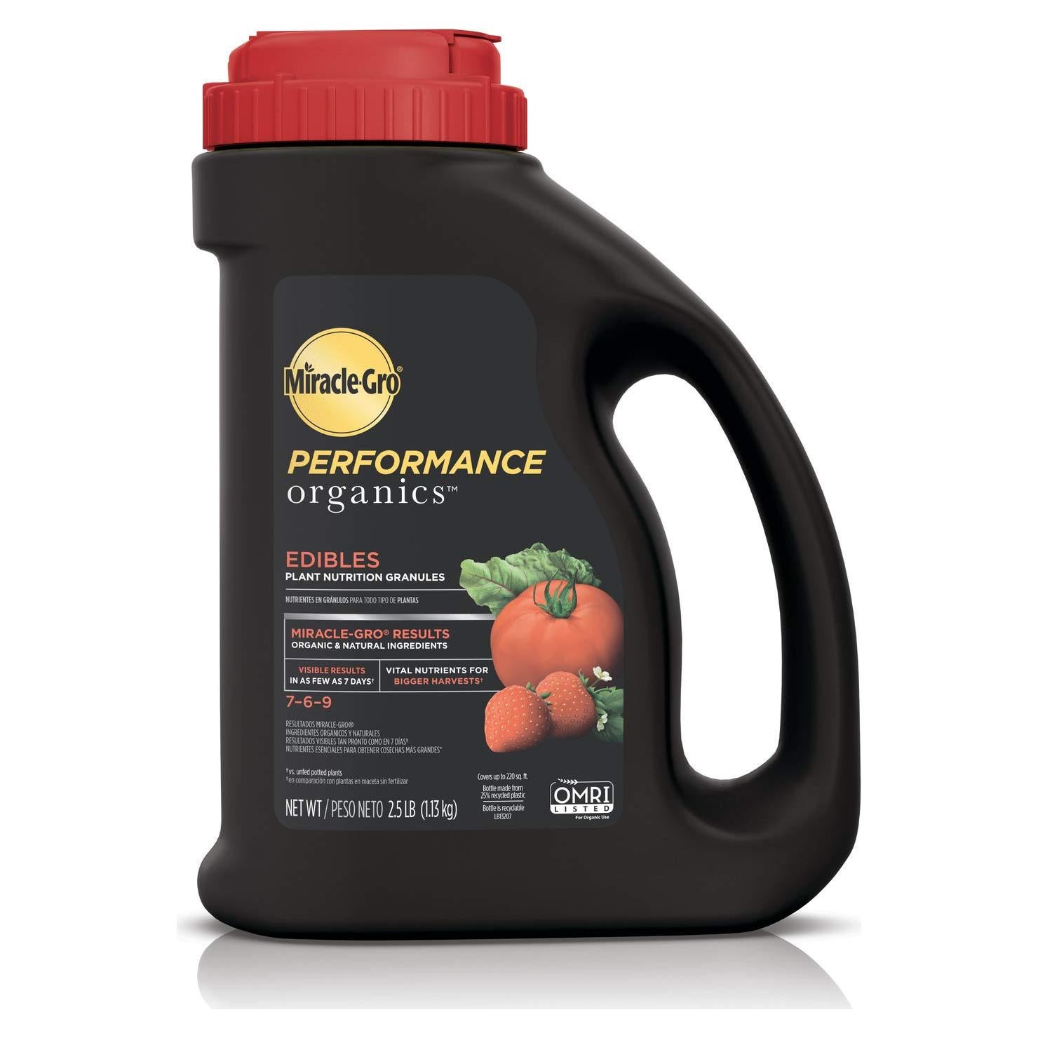 Alimento para Plantas Miracle-Gro Edibles 1.13 kg Orgánico