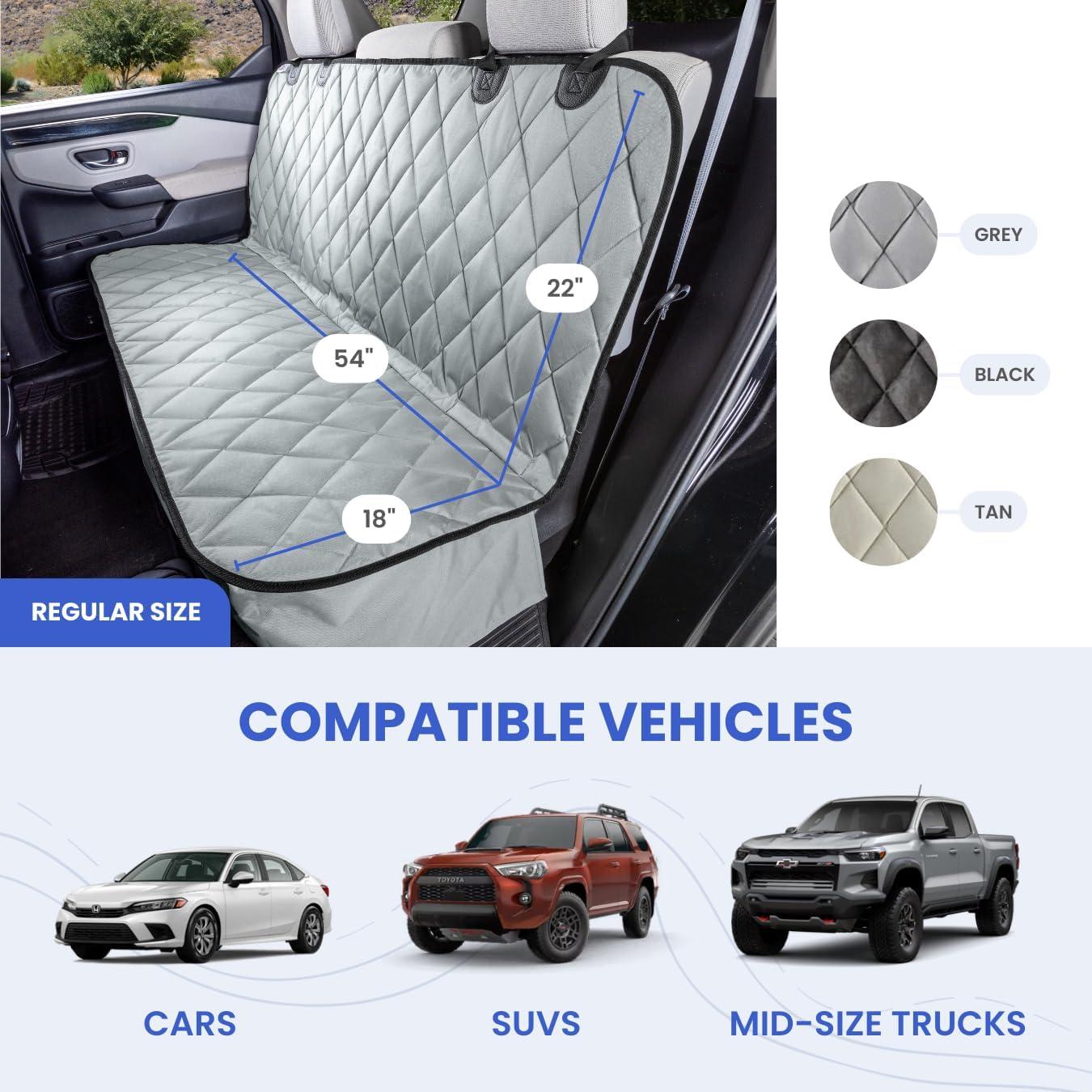 Funda de Asiento Trasero para Mascotas 4Knines - 137 cm Impermeable