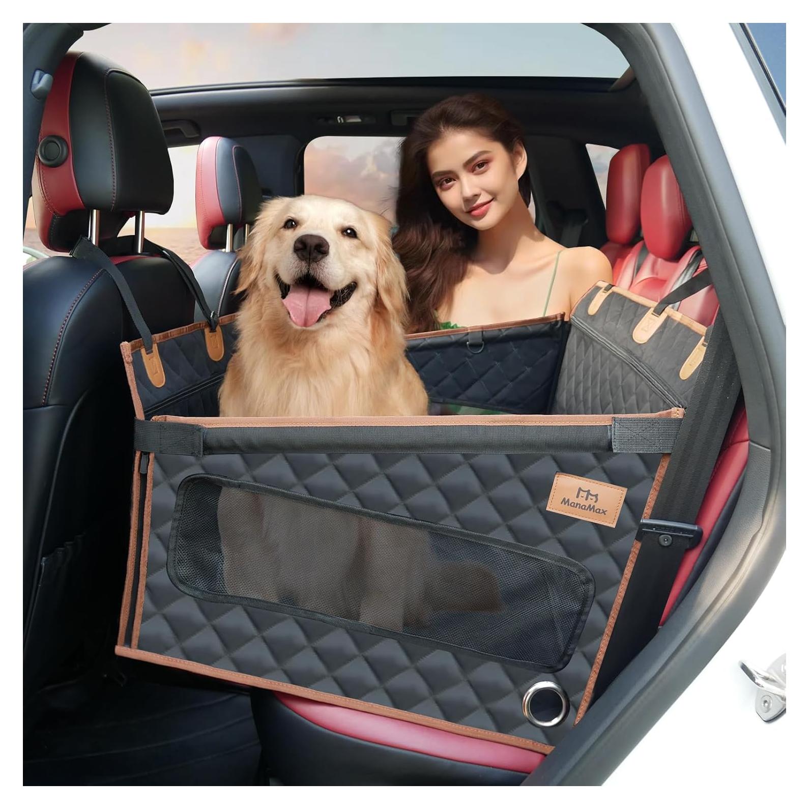 Asiento de Coche para Perros ManaMax DCS-L 70x57cm Negro
