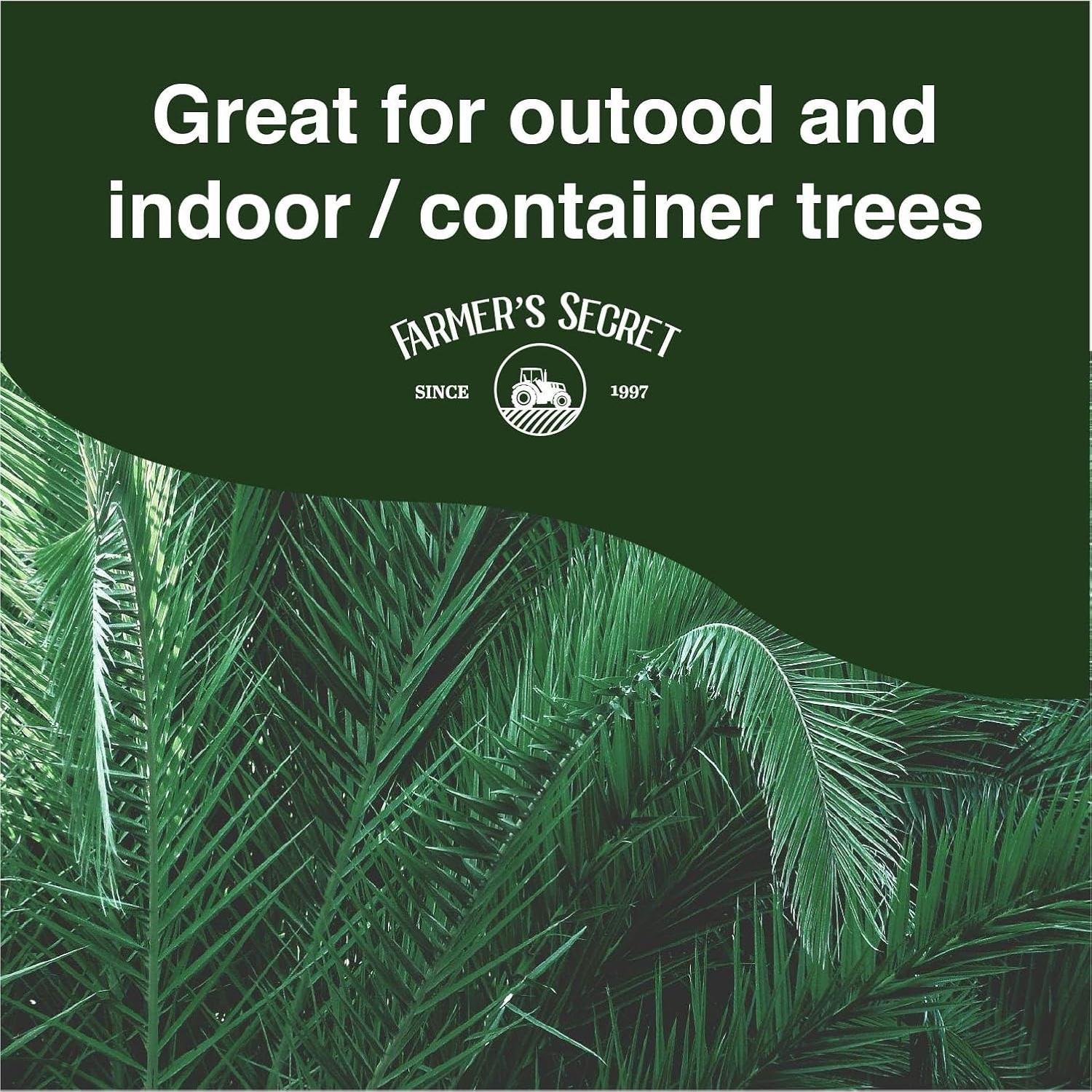 Fertilizante Booster para Palmeras Farmer's Secret 227g - Fórmula 4-15-12