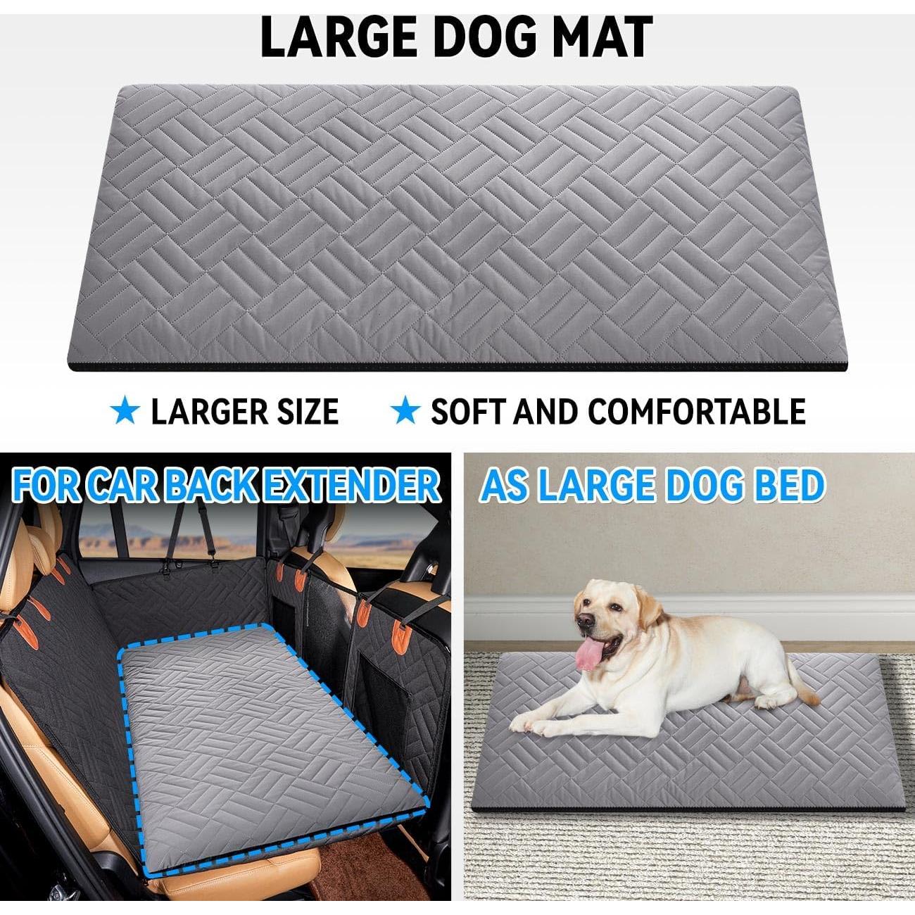 Alfombra para perros Veitail-2 gris, cama para coche universal