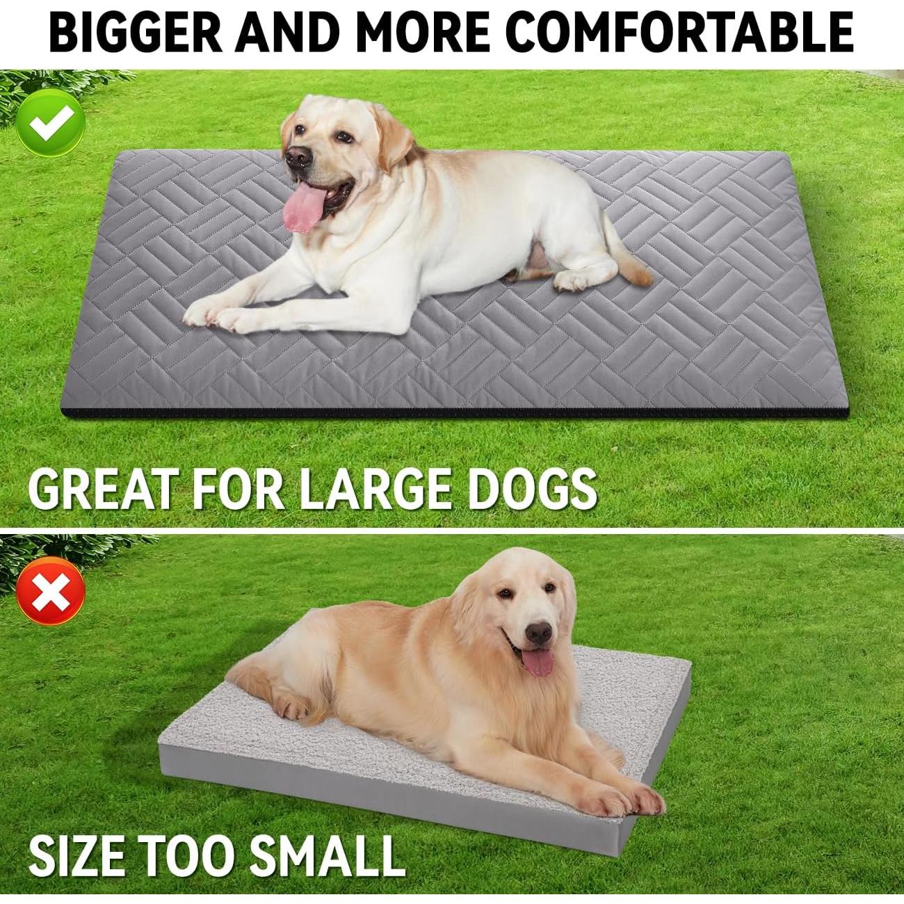 Alfombra para perros Veitail-2 gris, cama para coche universal